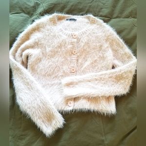 90's Style Fuzzy Cardigan